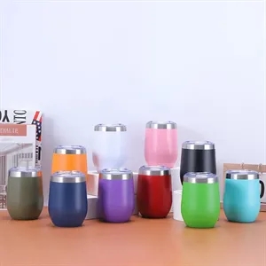 12oz Eggshell Shape Stainless Steel Insulated Mug