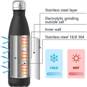 17oz Stainless Steel Insulated Water Bottles