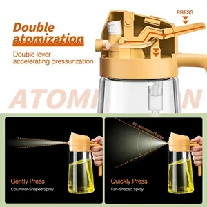 2 in1 Oil Sprayer for Cooking 16oz