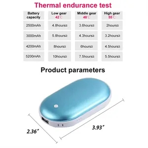 2400 mAh Hand Warmer Charger 2 in 1