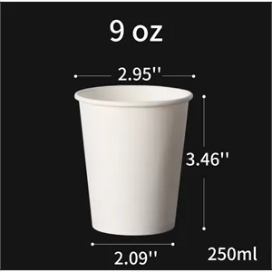 9 OZ Disposable Paper Coffee Cup