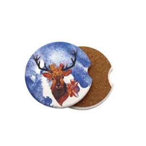 Absorbent Car Cup Holder Coasters