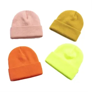 Acrylic Knit Hat Winter