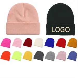 Acrylic Knit Hat Winter