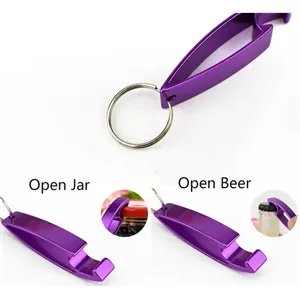 Aluminum Alloy Beer Keychain Bottle Opener