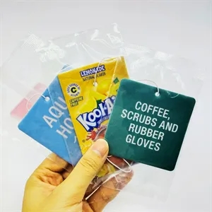 Car perfume tablet air freshener fragrance hanging ornament