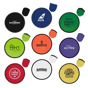 Collapsible Flying Disc With Pouch