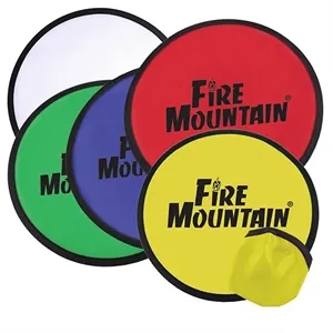 Collapsible Flying Disc With Pouch
