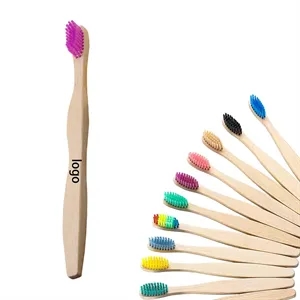 Colorful thick-handled toothbrush