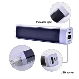 Cylindrical Lipstick Portable Power Bank 2600mah