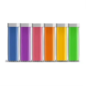 Cylindrical Lipstick Portable Power Bank 2600mah