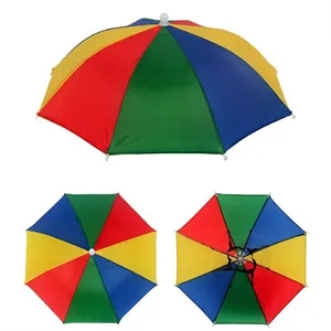 Head Umbrella Hat Summer Popular Sun With Elastic Band