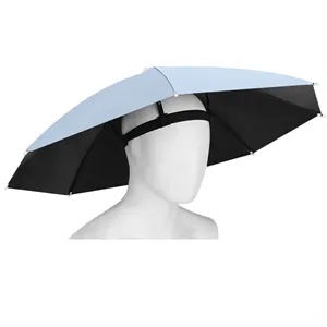 Head Umbrella Hat Summer Popular Sun With Elastic Band
