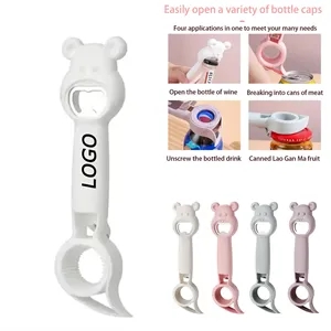 Multipurpose 4-in-1 Beer Bottle Opener Cap Tightening Device