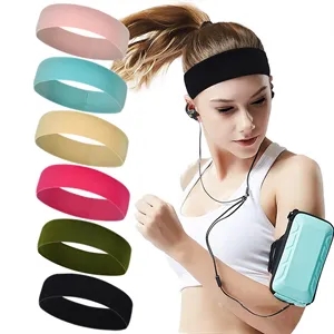 Polyester sweatwicking headband