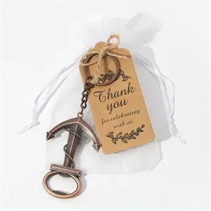 Ship Anchor Keychain Bottle Opener