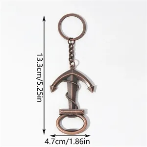 Ship Anchor Keychain Bottle Opener
