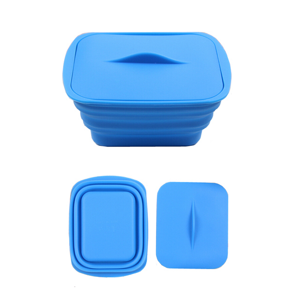 Silicone Folding Lunch Box,D0150,DP Marketing Service