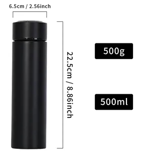 Smart Kettle 500ml Thermal Mug with LED Temperature Display