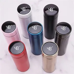 Smart Kettle 500ml Thermal Mug with LED Temperature Display