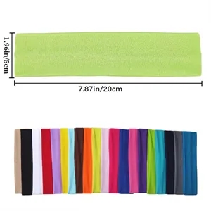 Solid High Stretch Headband Yoga Exercise Hair Accessories