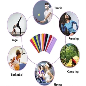 Solid High Stretch Headband Yoga Exercise Hair Accessories