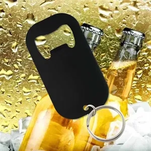 Stainless Steel Beer Keychain Bottle Opener