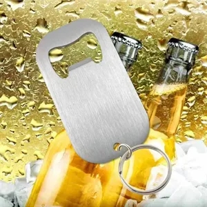 Stainless Steel Beer Keychain Bottle Opener