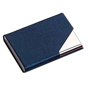 Stainless Steel PU Business Card Case