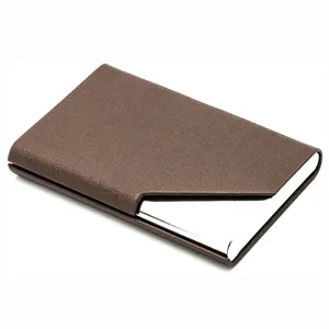 Stainless Steel PU Business Card Case