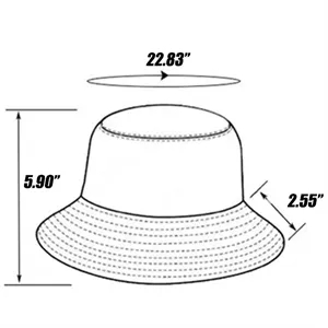 Stylish Tie-Dye Colorblocked Striped Fisherman's Hat