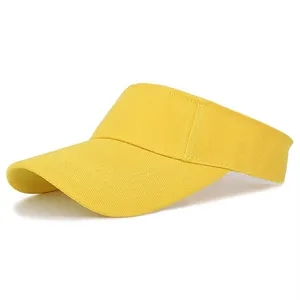 Sun Visor Women Large Brim UV Protection Empty Top Hats Caps