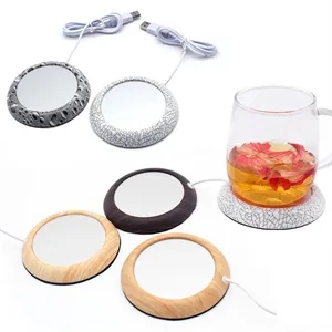 USB metal base heated coasters