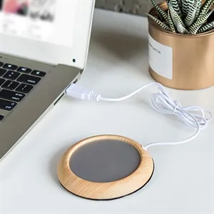USB metal base heated coasters