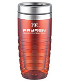 16 oz Color Splash Travel Mug/Tumbler
