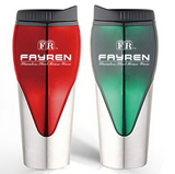 18 Oz Steel & Pp Travel Tumbler