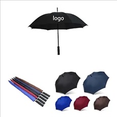 8 Bone 42"  Straight Long Handle Business Umbrella
