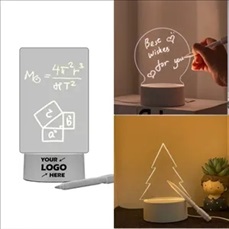 Acrylic Led Night Light Message Note Board