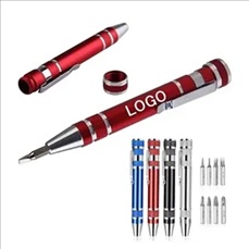 Aluminum 8-in-1 Magnetic Screwdriver Tool