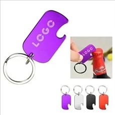 Aluminum Key Holder & Dog Tag with Bottle Opener