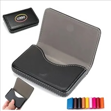 Business Name Card Holder With Magnetic Shut