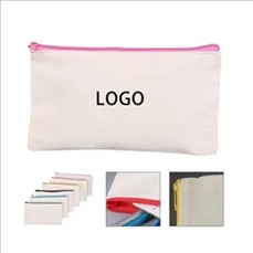 Canvas Colorful Zipper Bags