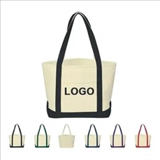 Canvas Tote Bag Bulk with Outer Pocket