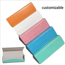Colorful Leather Glasses Case