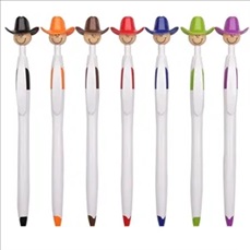 Cowboy Hat Smiley Face Ballpoint Pen