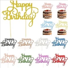Custom Birthday & Wedding Event Cake & Cupcake Toppers
