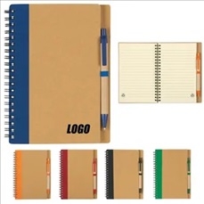 Custom Crafted Cover Spiral Notebook