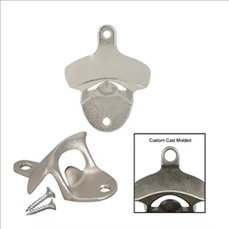 Custom Molded Wall Mounted Bottle Openers