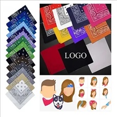 Custom Polyester Kerchief Full Color Square Bandana