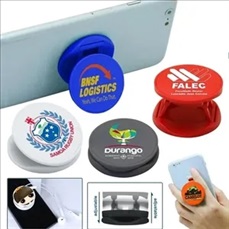 Customised round Foldable Phone Grip and Stand